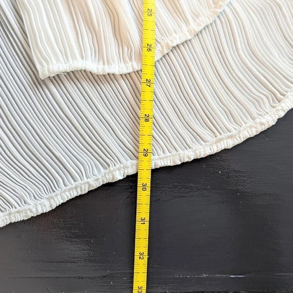 NWT Good American Always Fits Plissé Shirt Size 1/2 - Picture 9 of 10